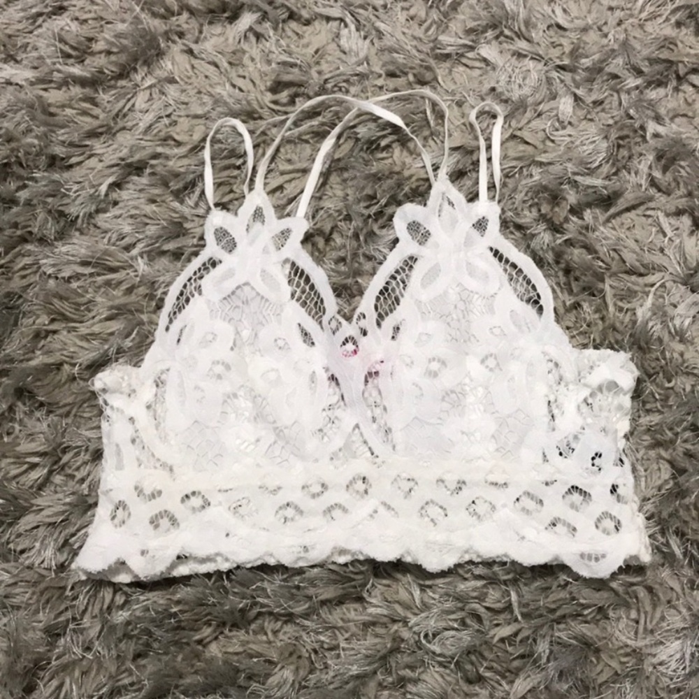 COPY - White Lace Bralette